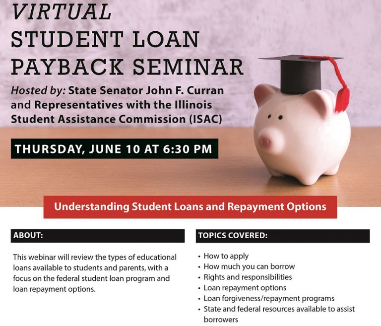 Senator Curran to host student loan & loan payback seminar John Curran