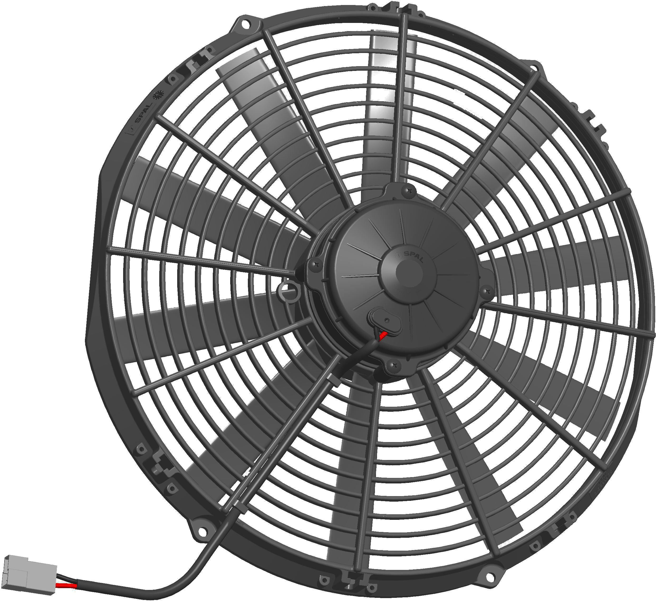 280mm Diameter 12v SPAL FAN (VA09BP8/C27A) Sena Windows