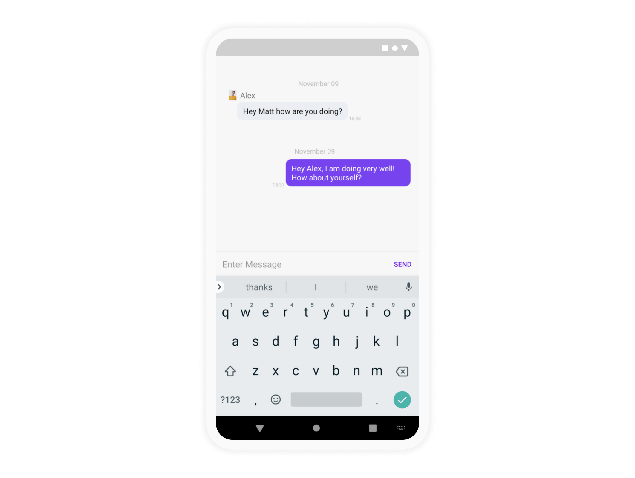 How to build a messaging UI for an Android chat app Sendbird