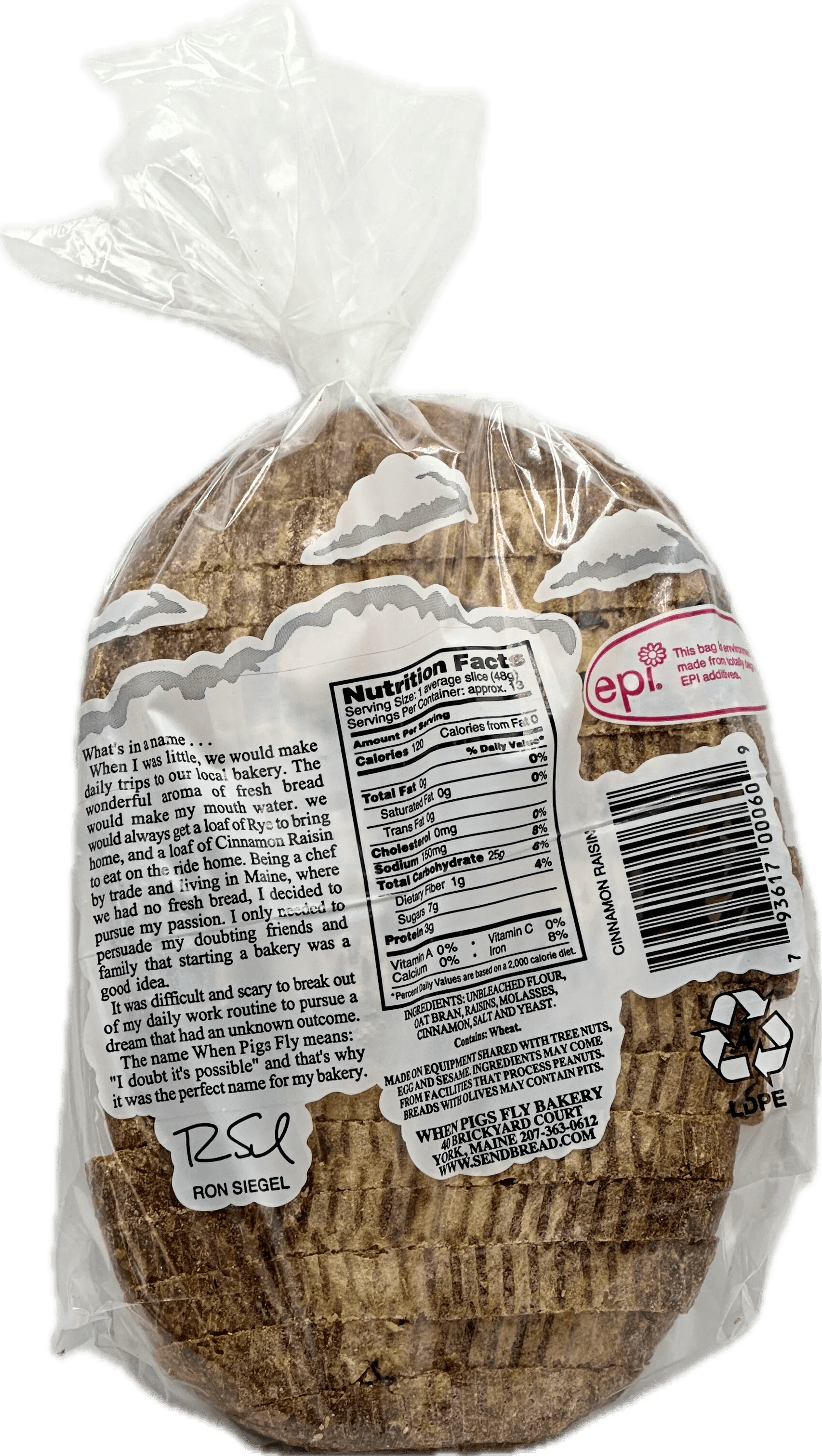 Cinnamon Raisin Bread When Pigs Fly Breads