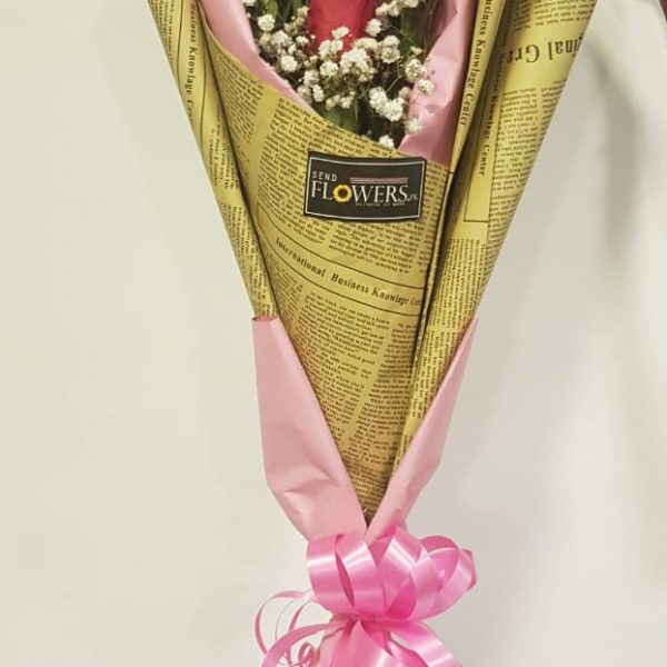 Groom Red Boutonniere Online Wedding Flowers SendFlowers.pk