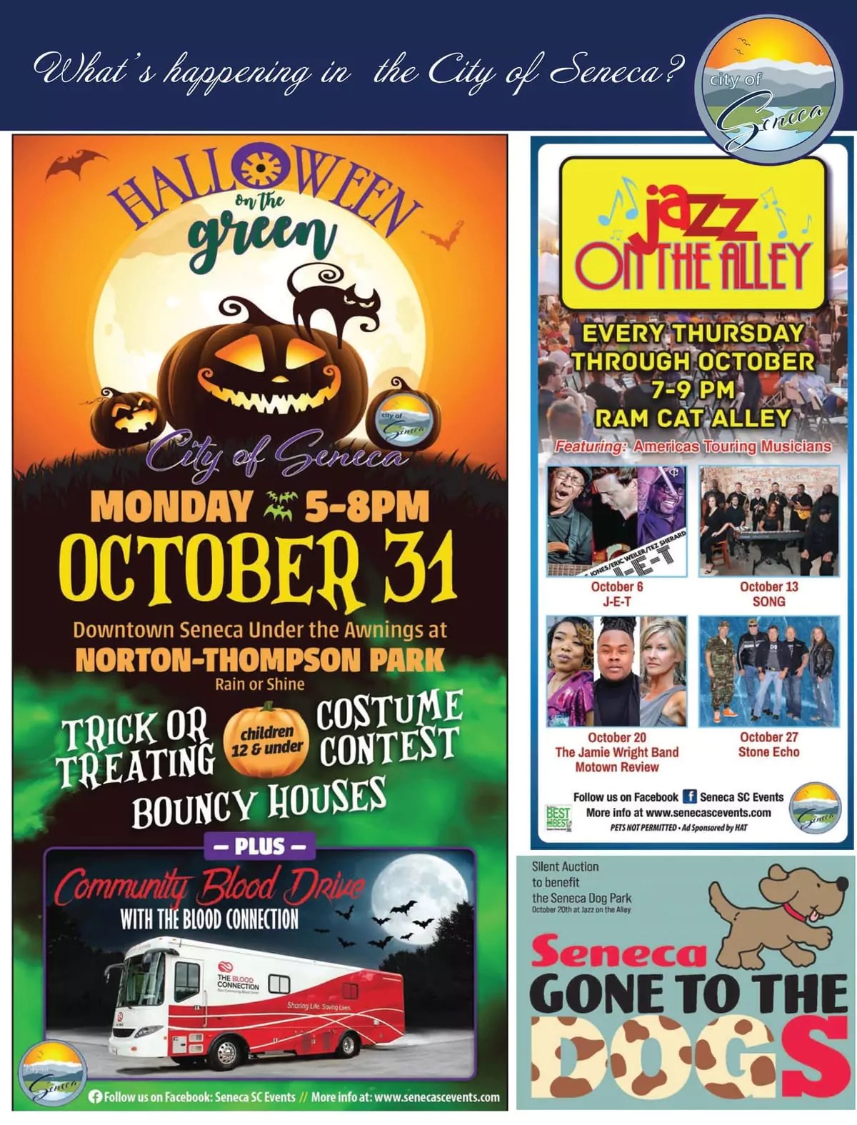 October 2022 Seneca Spotlight Newsletter City of Seneca