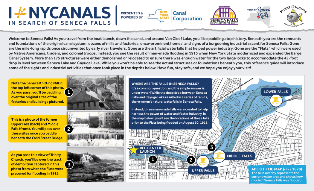 Seneca Falls Selected as “Canal Staycations” Hub for Free Kayak Rentals