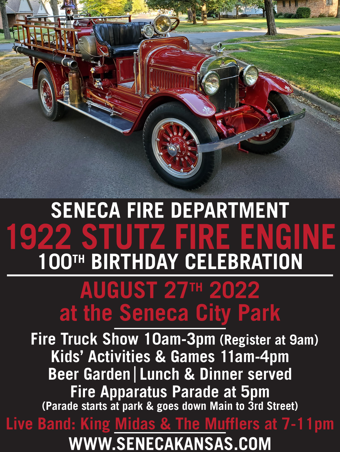 1922 Stutz 100Year Birthday Celebration Seneca, KS