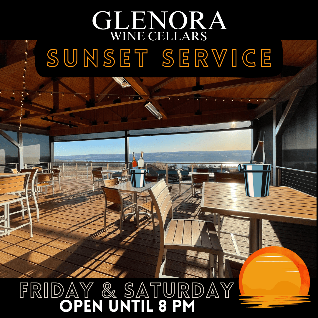 Sunset Service at Glenora Wine Cellars Seneca Lake Wine Trail