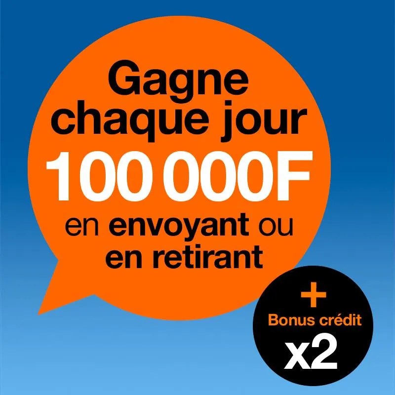 Orange Money Plus de Bonus après vos opérations à compter du 8 juillet