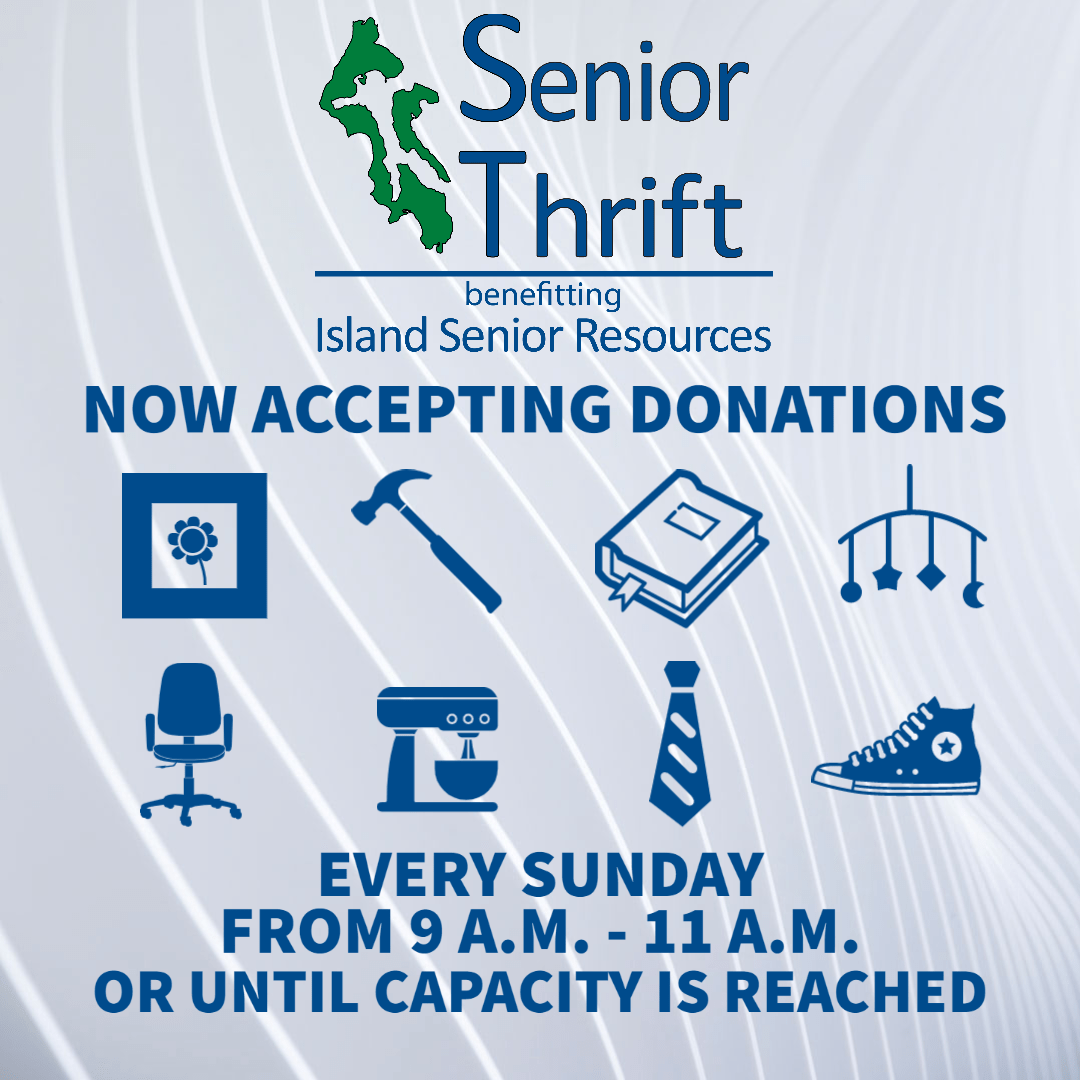 Senior Thrift. The best store on Whidbey Island Provided by Island