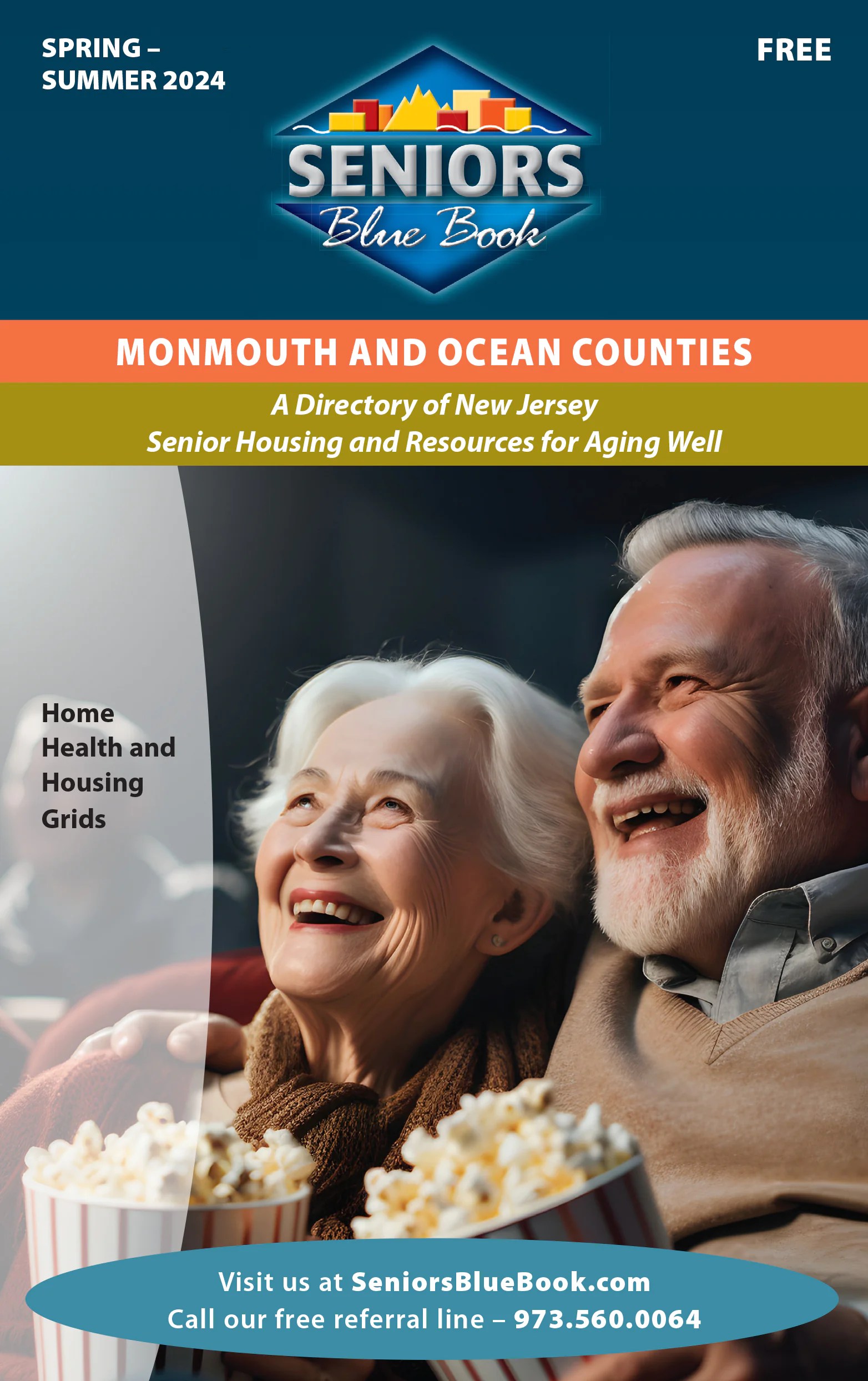 Local New Jersey Ocean, Monmouth Counties Seniors Blue Book