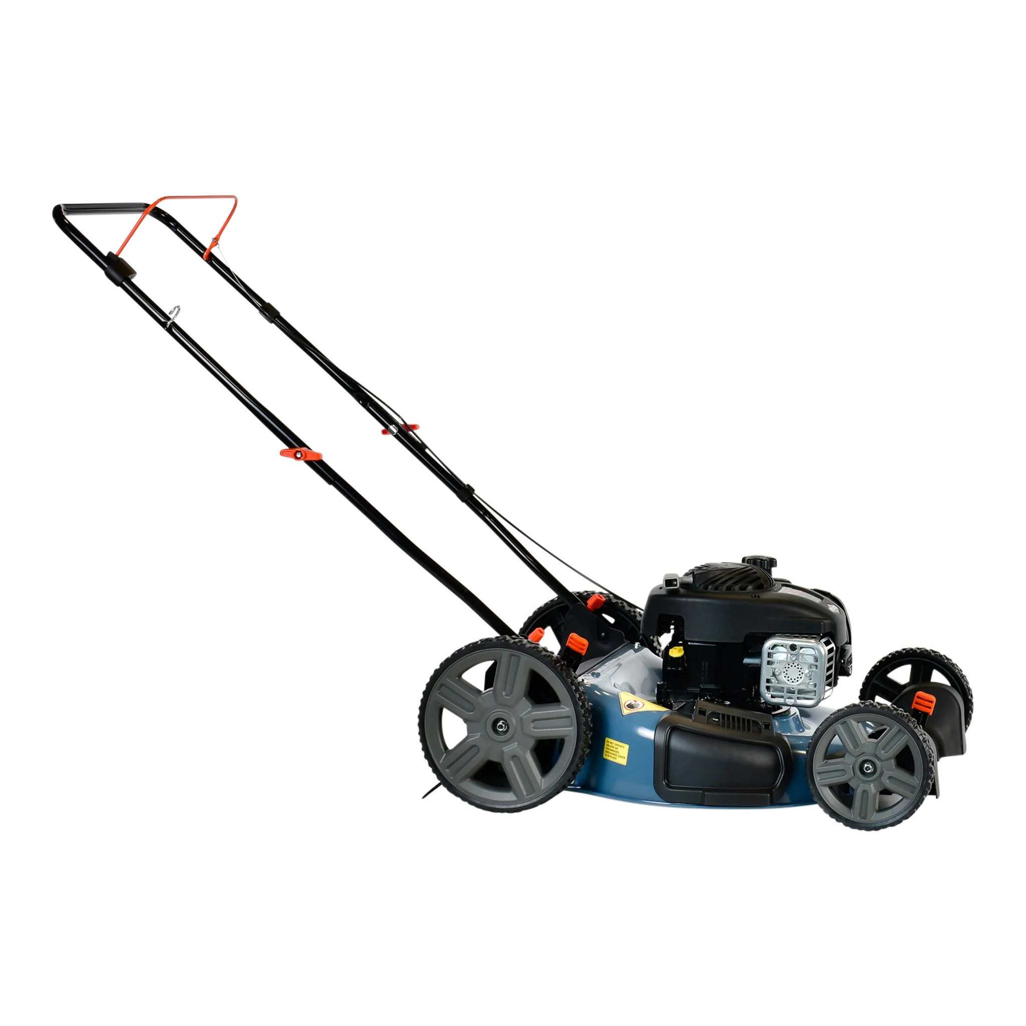 21-Inch 125cc Gas Powered 4-Cycle Push Lawn Mower, 2-In-1, Mulch and S