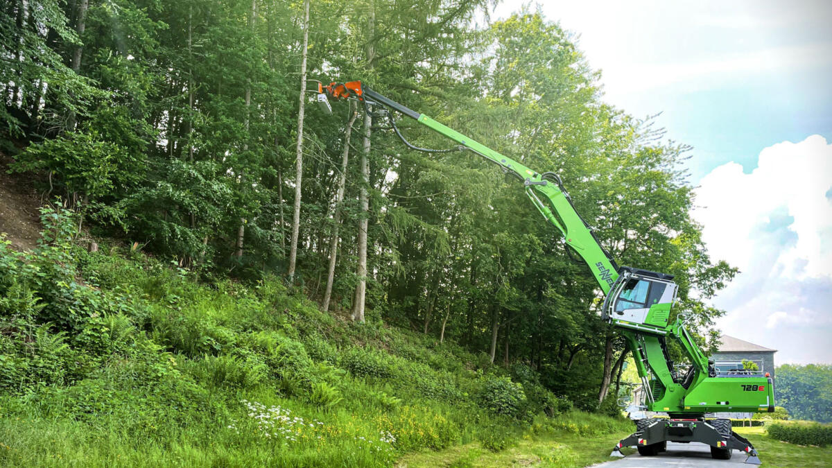 Introducing SENNEBOGEN’s New 728 E Tree Care Handler Product Releases