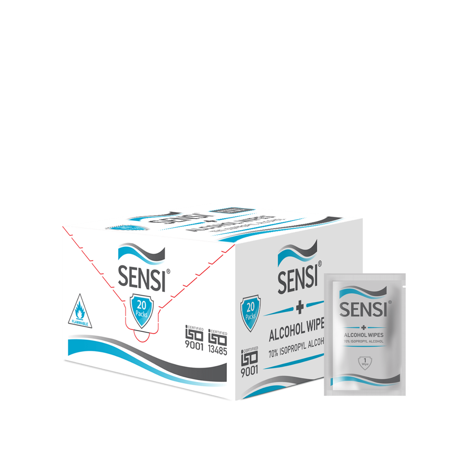 ALCOHOL WIPES Sensi