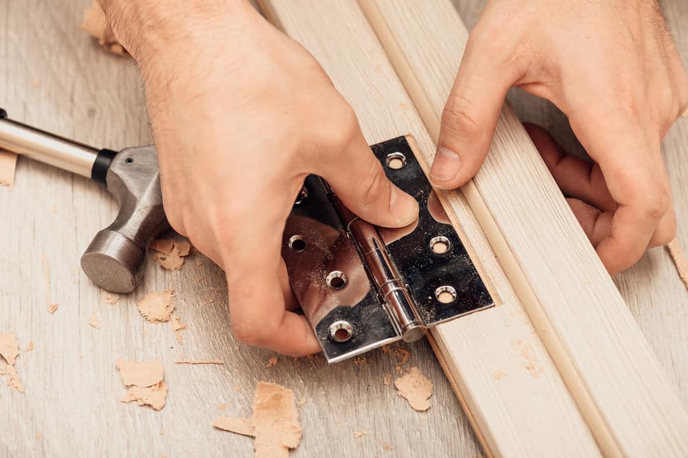 Installing a Door Hinge The Easy Way