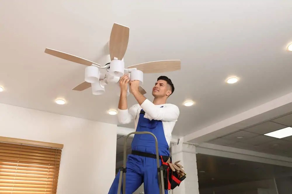 How to Change High Ceiling Light Bulbs the Safe Way