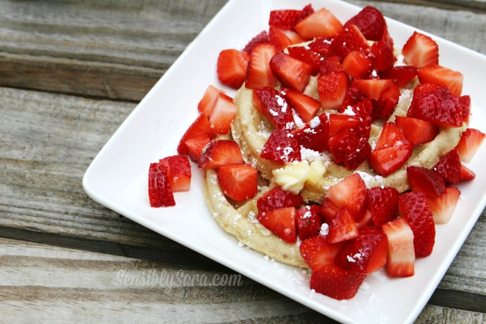 Kellogg’s® Eggo Gluten Free Waffles with Strawberries