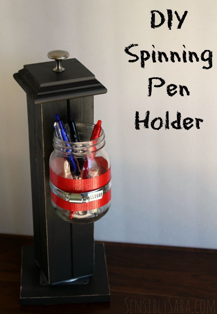 DIY Spinning Pen Holder for Your FriXion Erasable Pens ad EraseStress