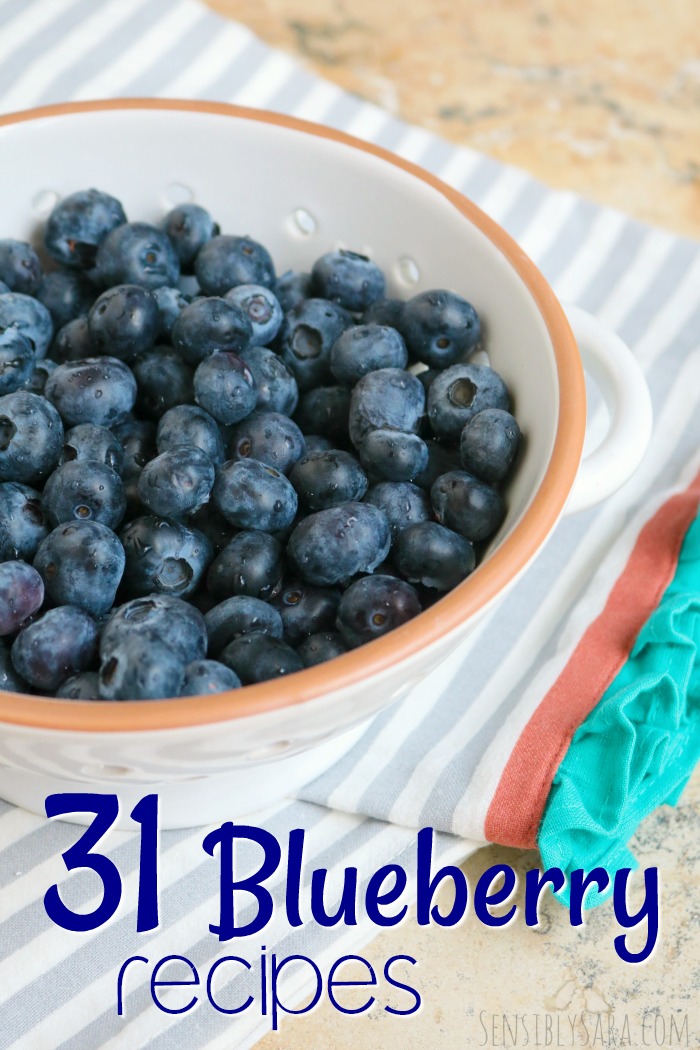 Try These 31 Recipes for National Blueberry Month!