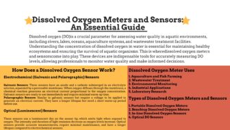 Dissolved Oxygen Meters and Sensors: An Essential Guide - Sensor One