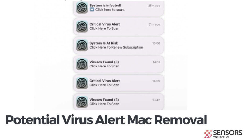 Potential Virus Alert Mac Removal