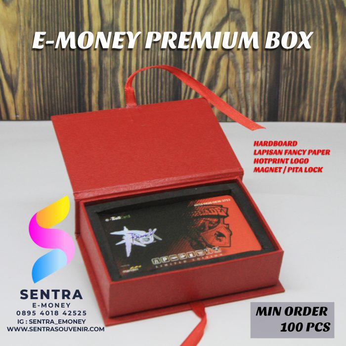Custom Box Emoney Emoney Premium Box - Sentra Souvenir