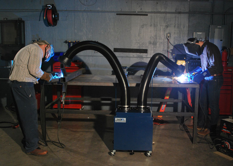 Dual Arm Fume Extractor