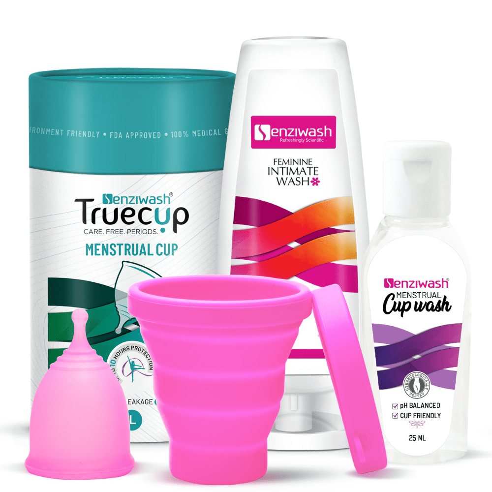 Senziwash Period kit with menstrual cup, sterilizer,Menstrual cup wash