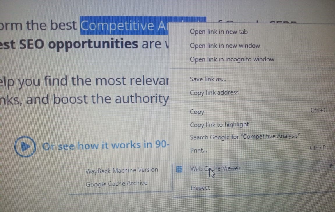 Google Cache Search How to View Cached Pages and site
