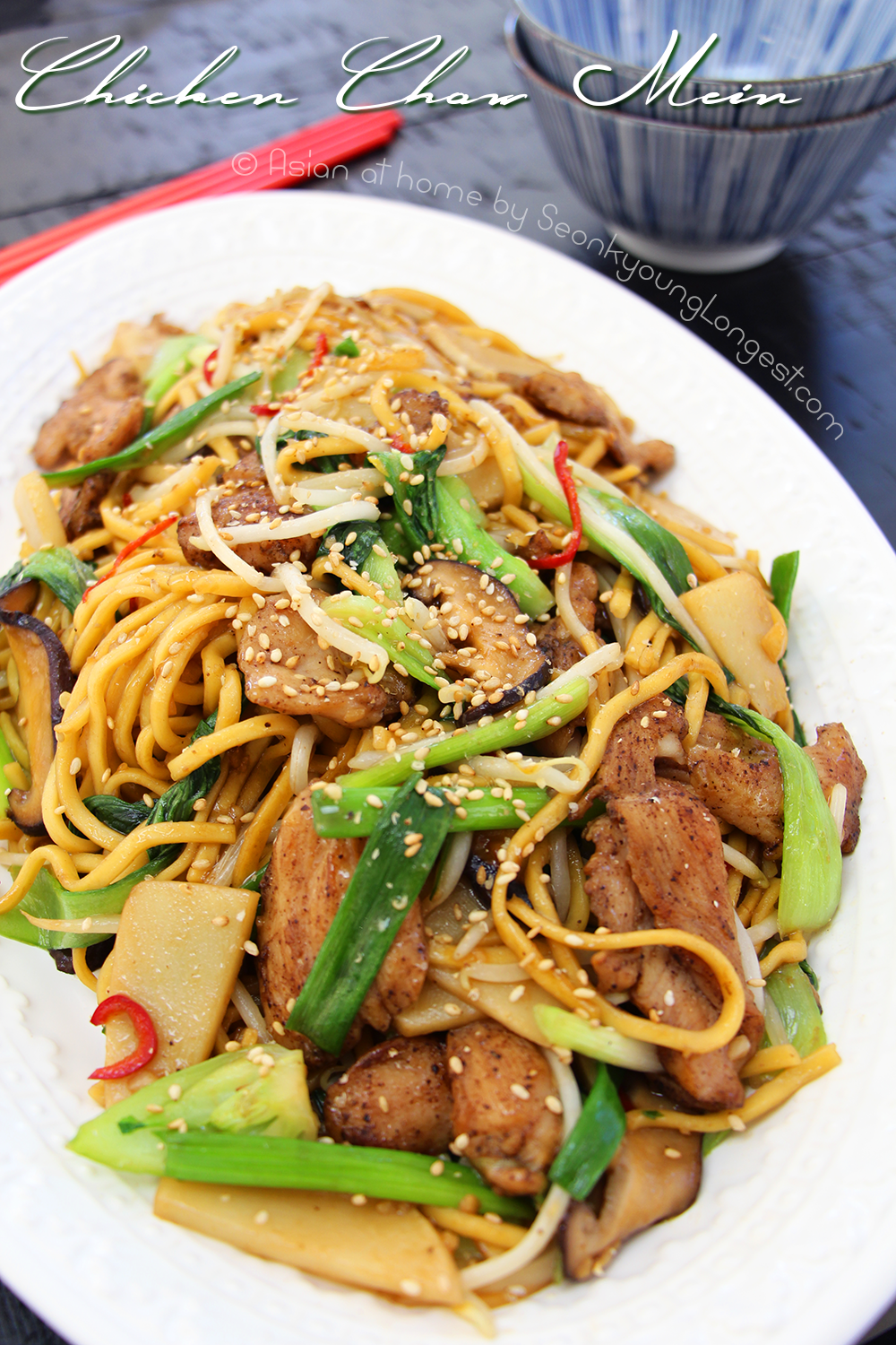 Easy Chicken Chow Mein Recipe & Video Seonkyoung Longest