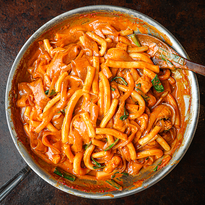 Try With Me: Rabokki (Ramen + Tteokbokki) - Mostly Masala