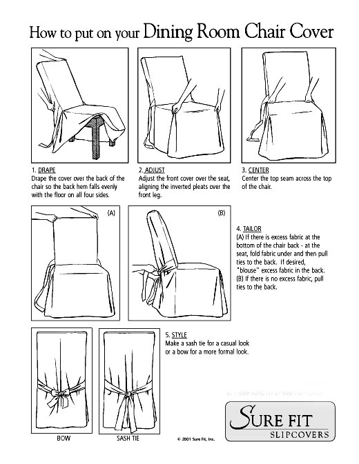How to Put on Dining Room Chair Covers