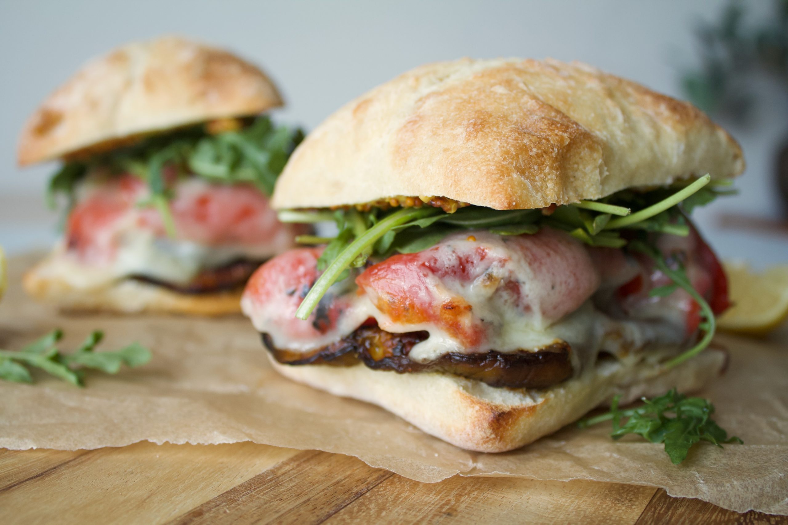 roasted eggplant sandwich Sep Cooks