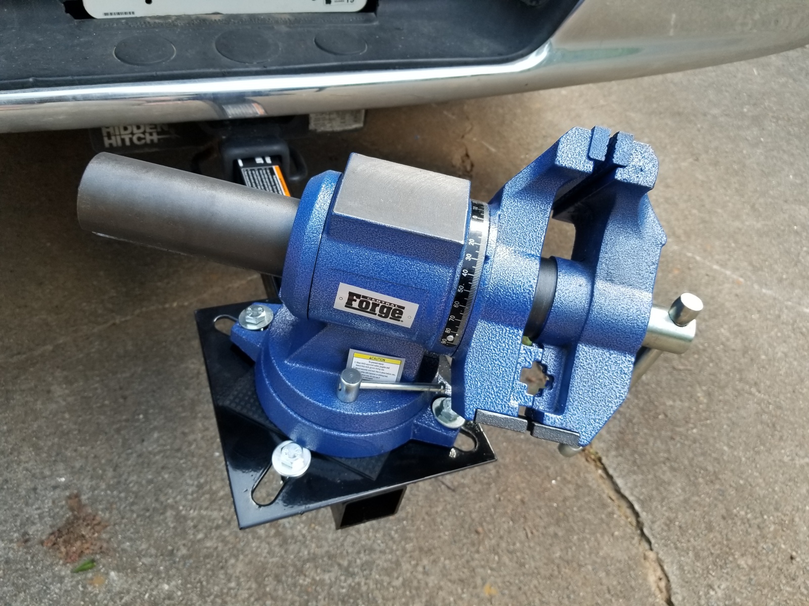 Review Harbor Freight Receiver Mount Vise Plate updated (Clearance)