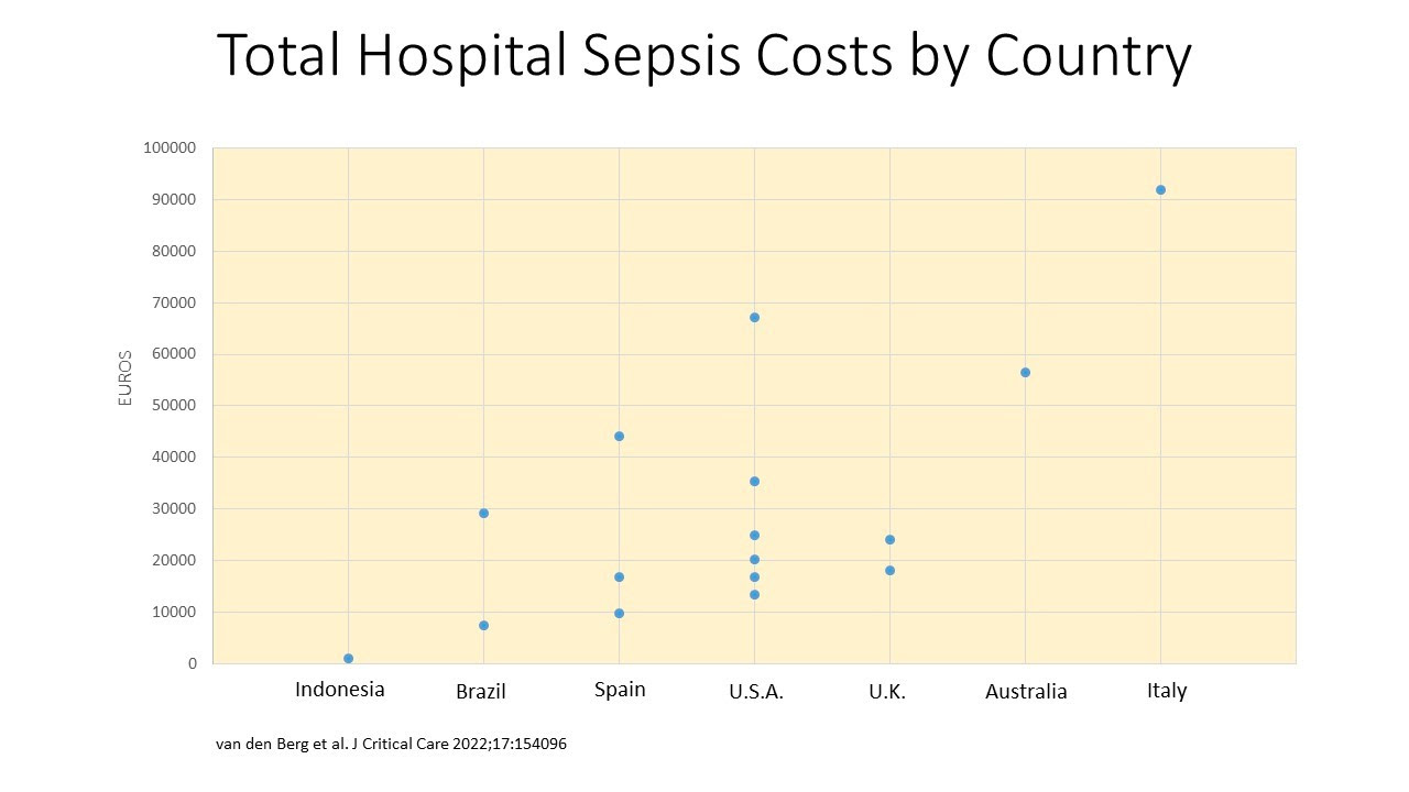 Hospital Cost of Sepsis Around the World Sepsis Program Optimization