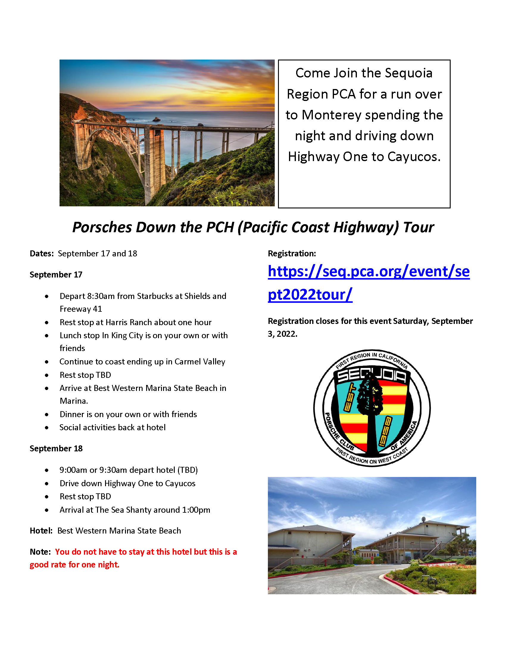 Monterey to Cambria Tour