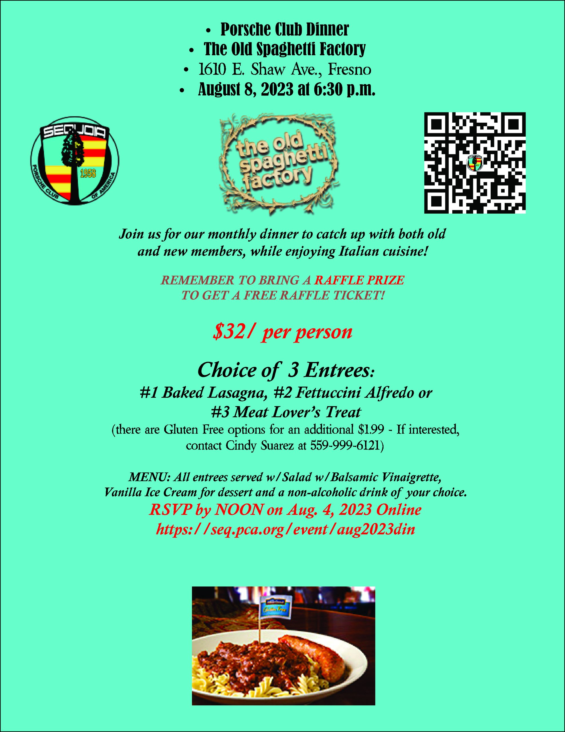 Dinner Social the old spaghetti factory