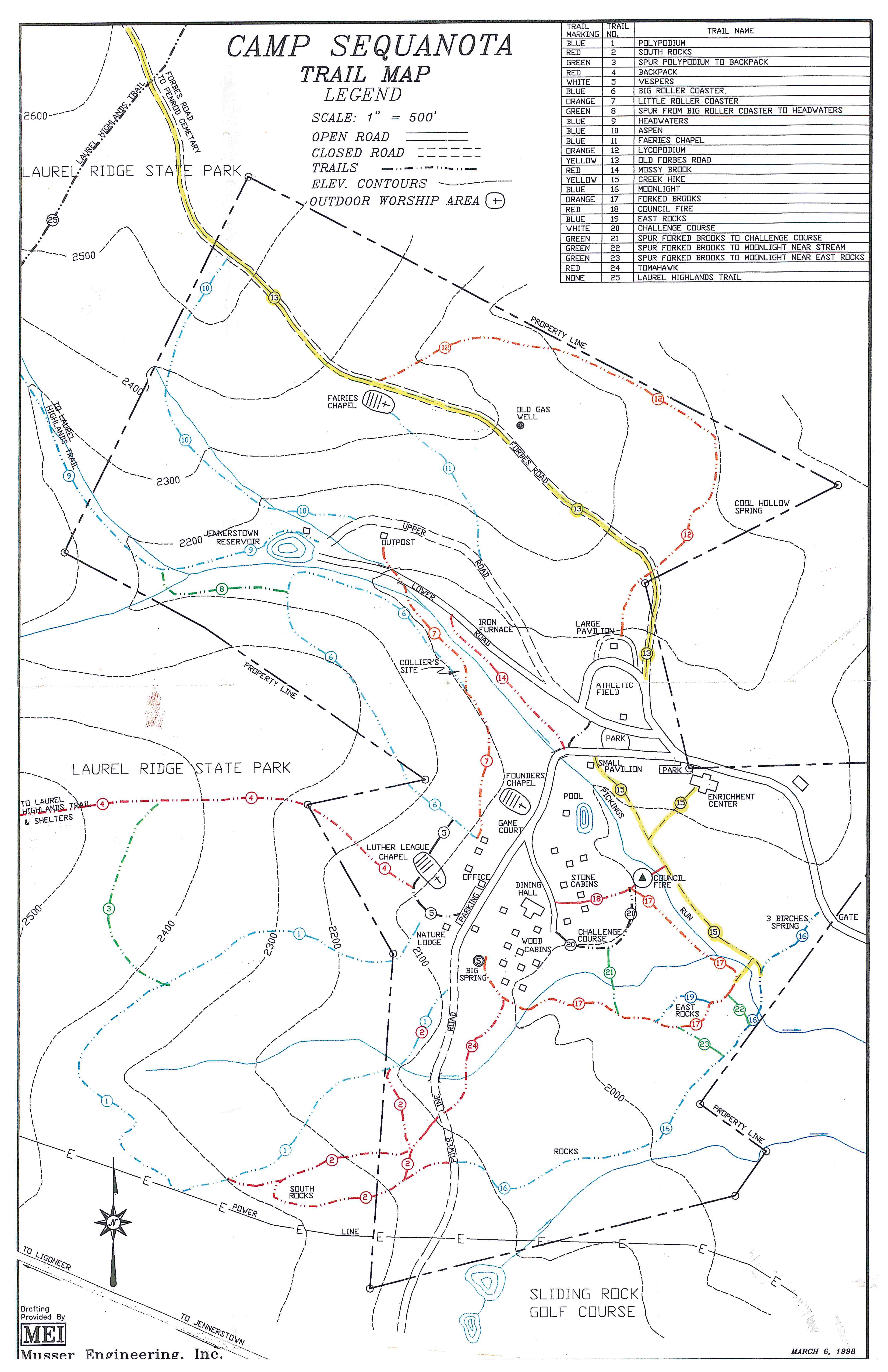 Camp Walker Visitor Map