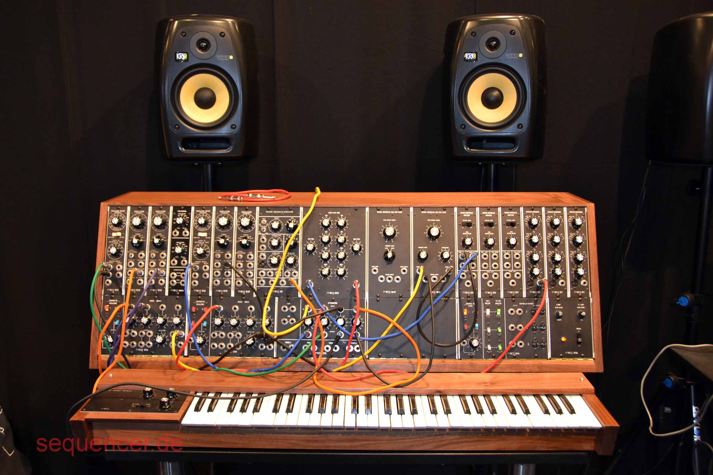Moog Modular Modular Synthesizer analog step sequencer