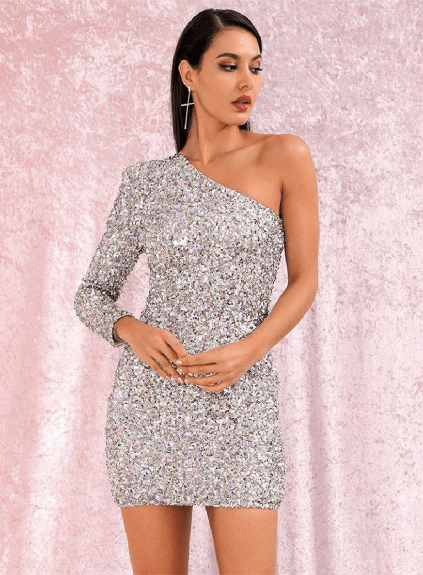 Stunning SILVER SEQUIN Dresses • Curated by SequinQueen