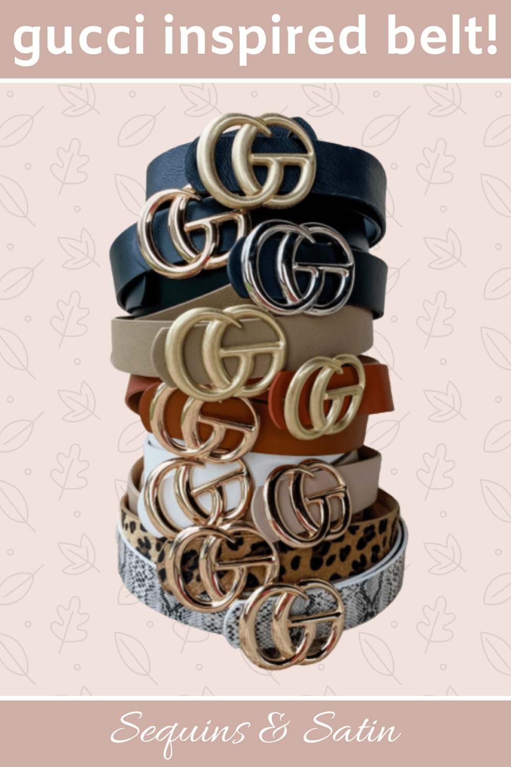 Best Gucci Inspired Belts Under 30 GG Belt Dupes
