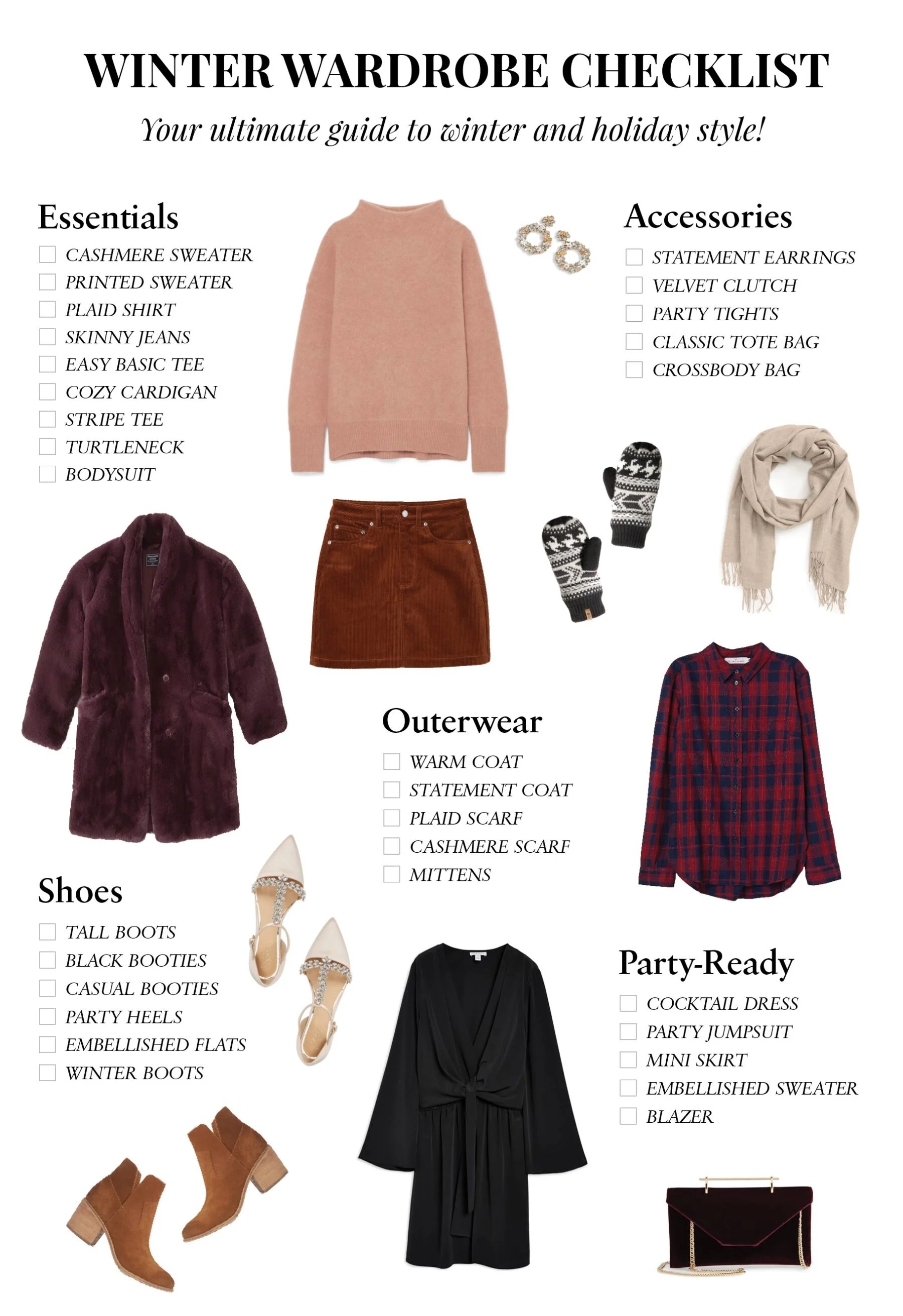 Your Winter Wardrobe Checklist + Guide to Holiday Attire — Hello Adams