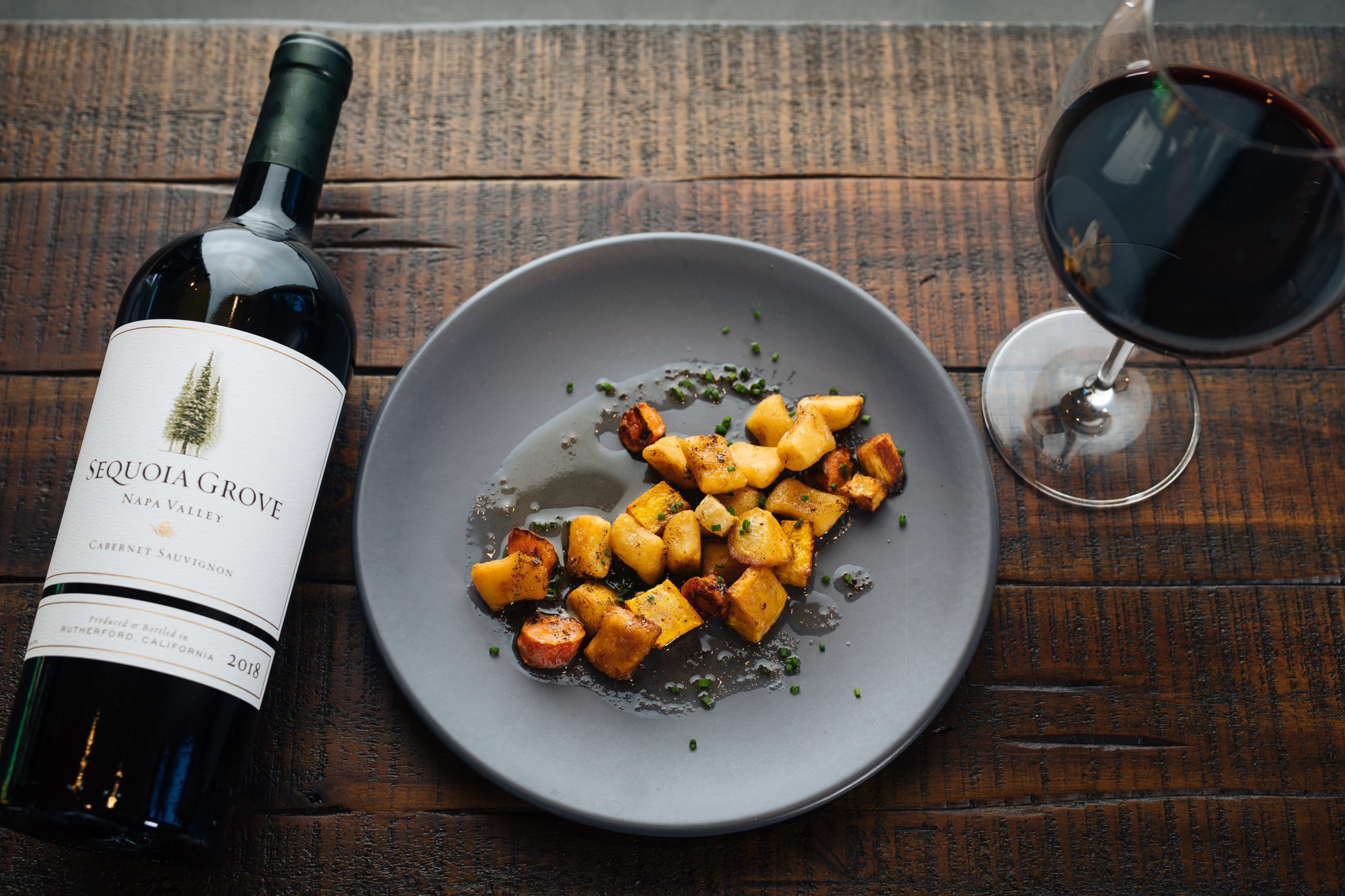 Ricotta Gnocchi with Roasted Root Vegetables and Brown Butter Sequoia