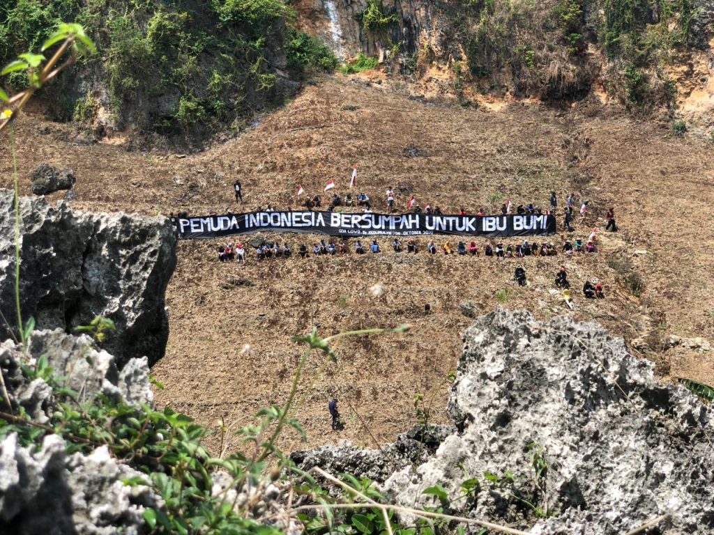 Cara Masyarakat Peduli Pegunungan Kendeng Peringati Sumpah Pemuda