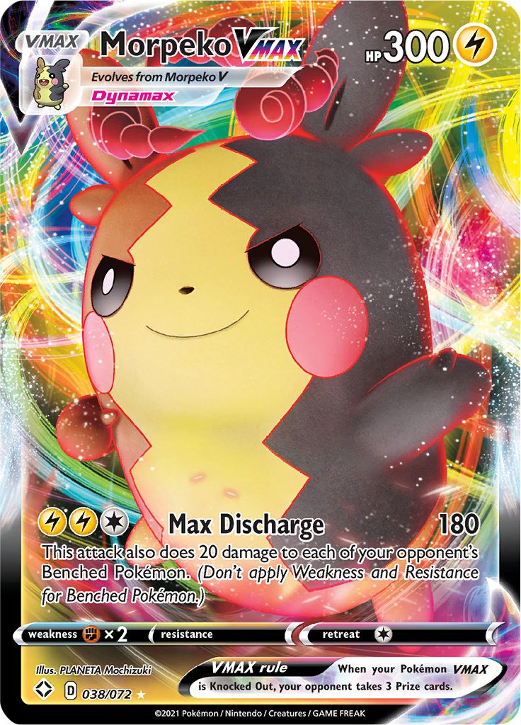 Pokémon Card Database Shining Fates 38 Morpeko VMAX