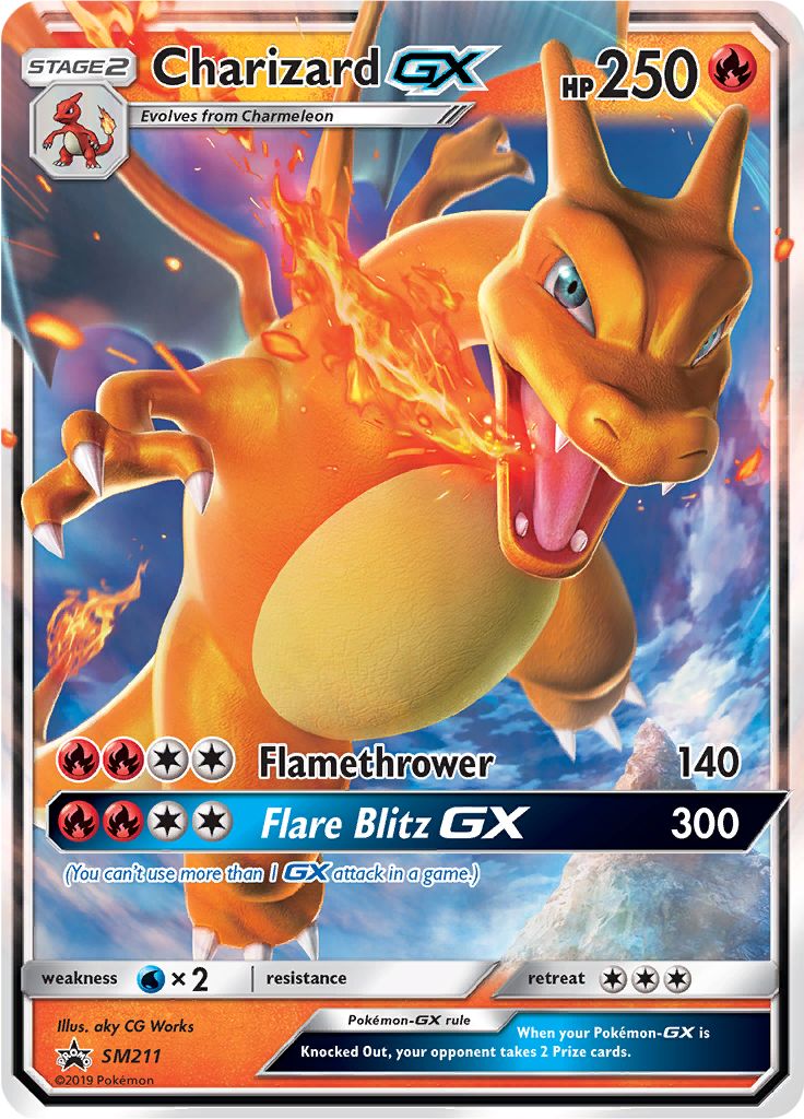 TCG SM Promos 211 Charizard GX