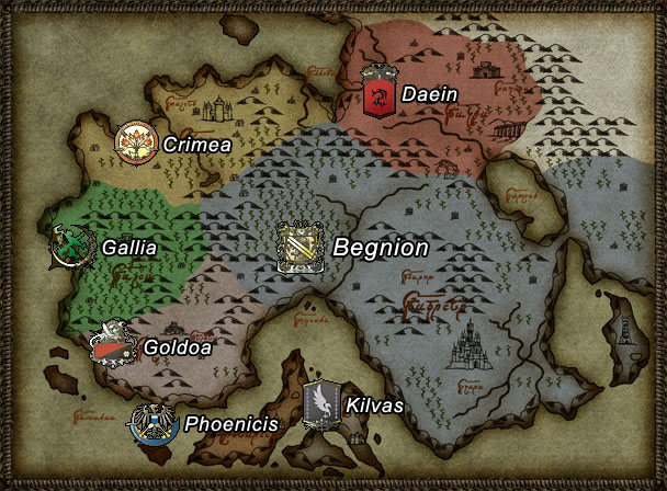World Map Serenes Forest