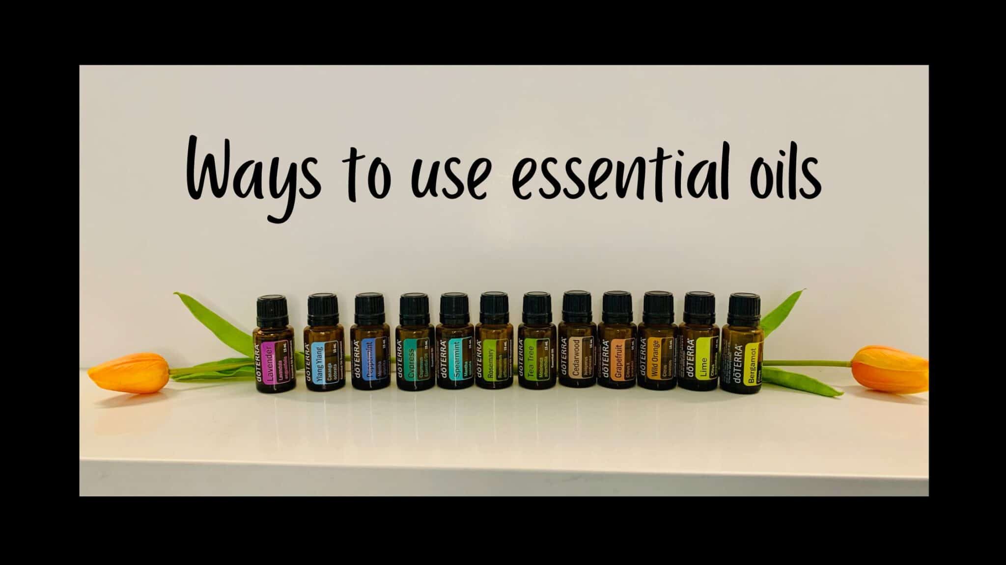 How to use essentials oil without a diffuser Serenity Made Easy