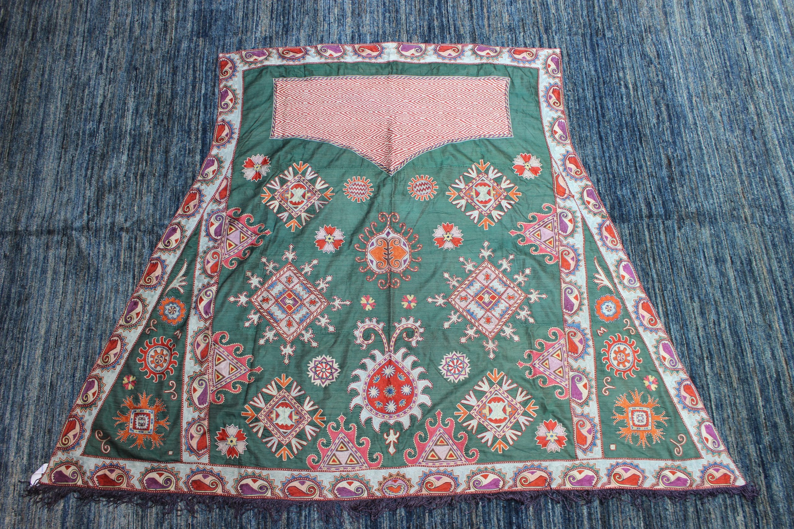 Horse Blanket Embroidered Silk Suzani Seret and Sons