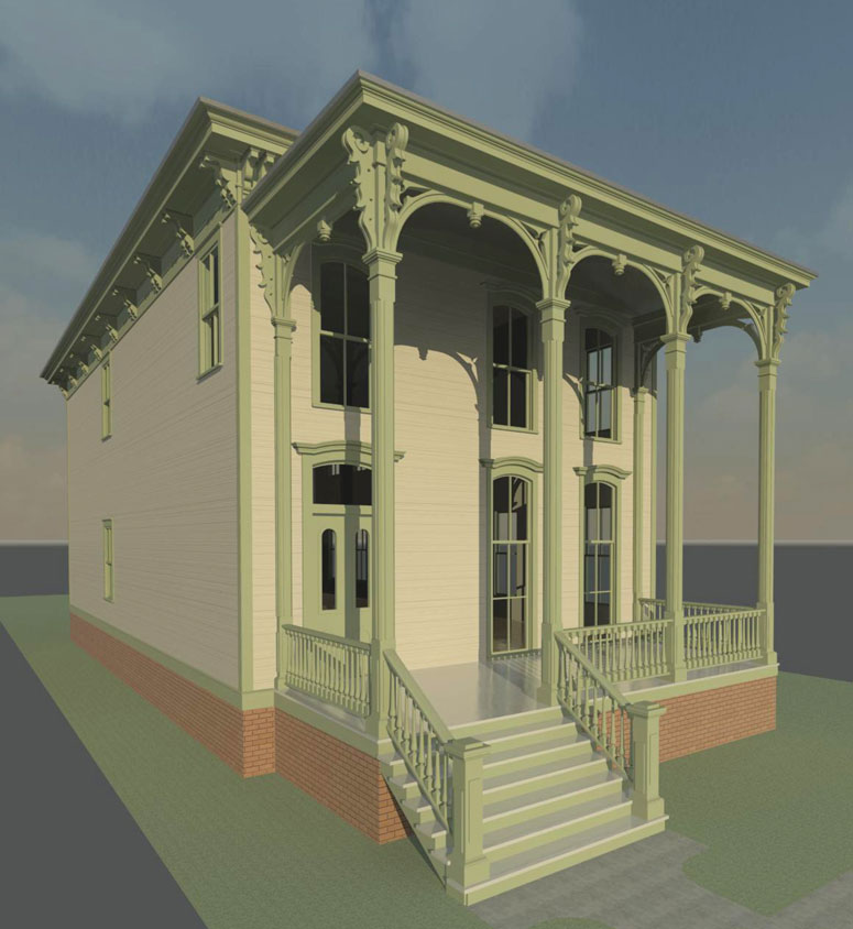 Porch Restoration the Cohn House Sergeant Architecture