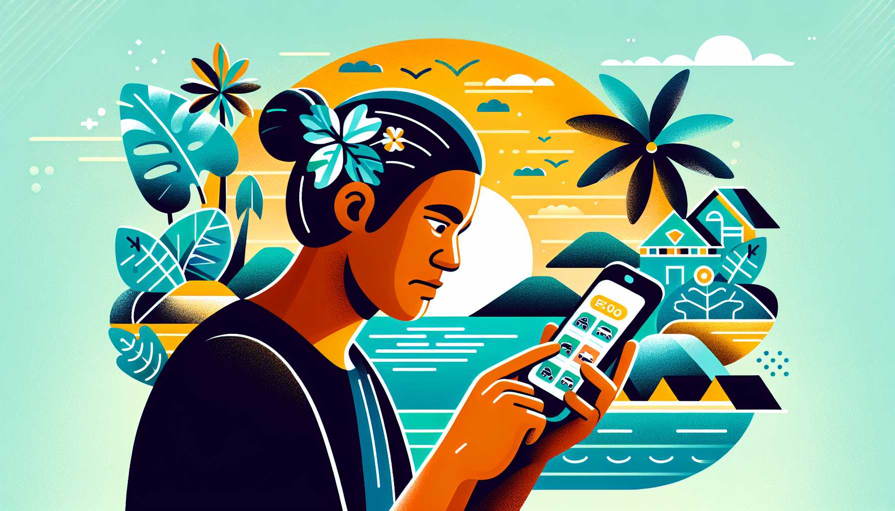 Which digital platform is most used for automotive sales in Kiribati