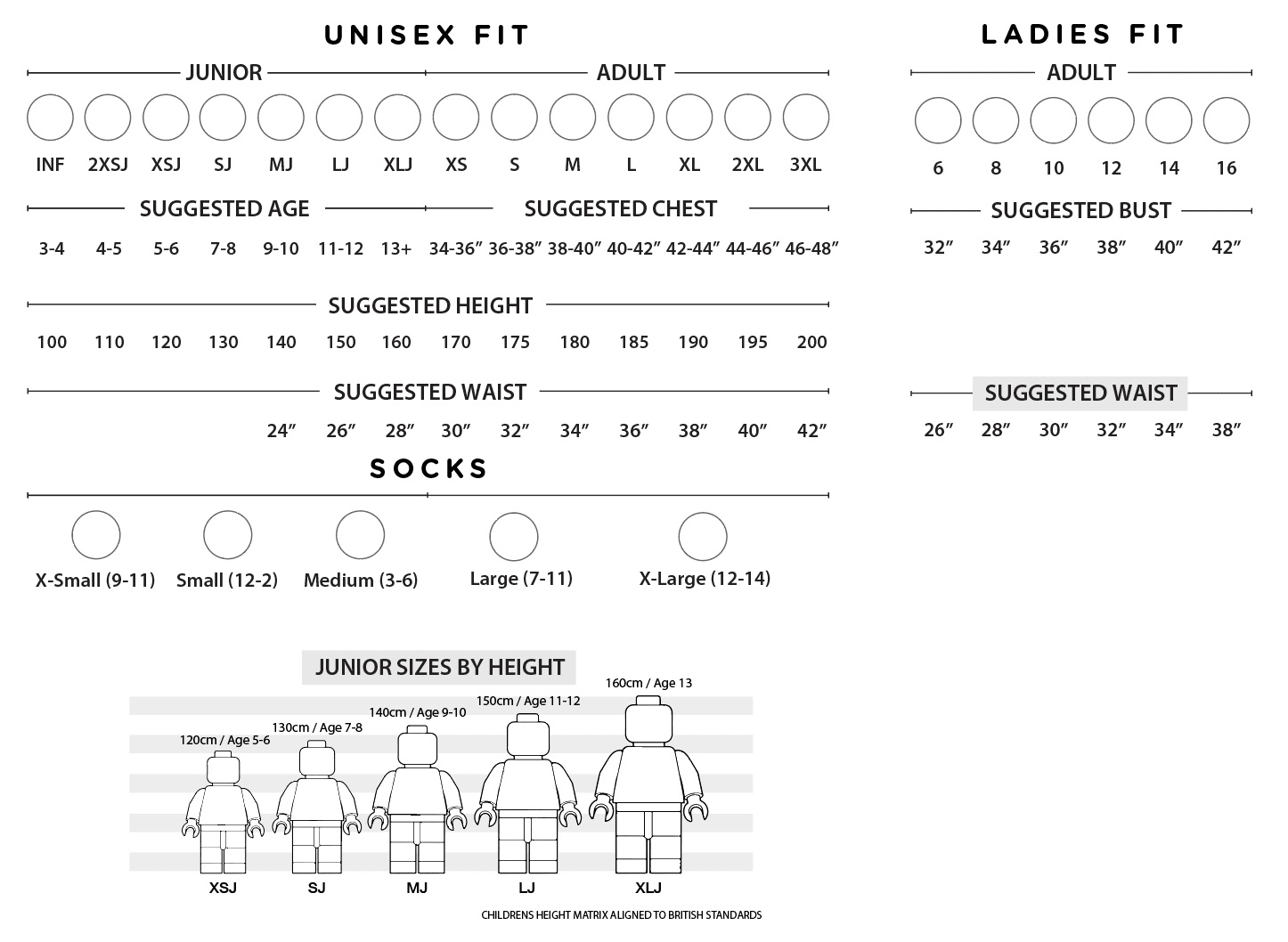 SIZE GUIDE – Serious Stuff Ltd
