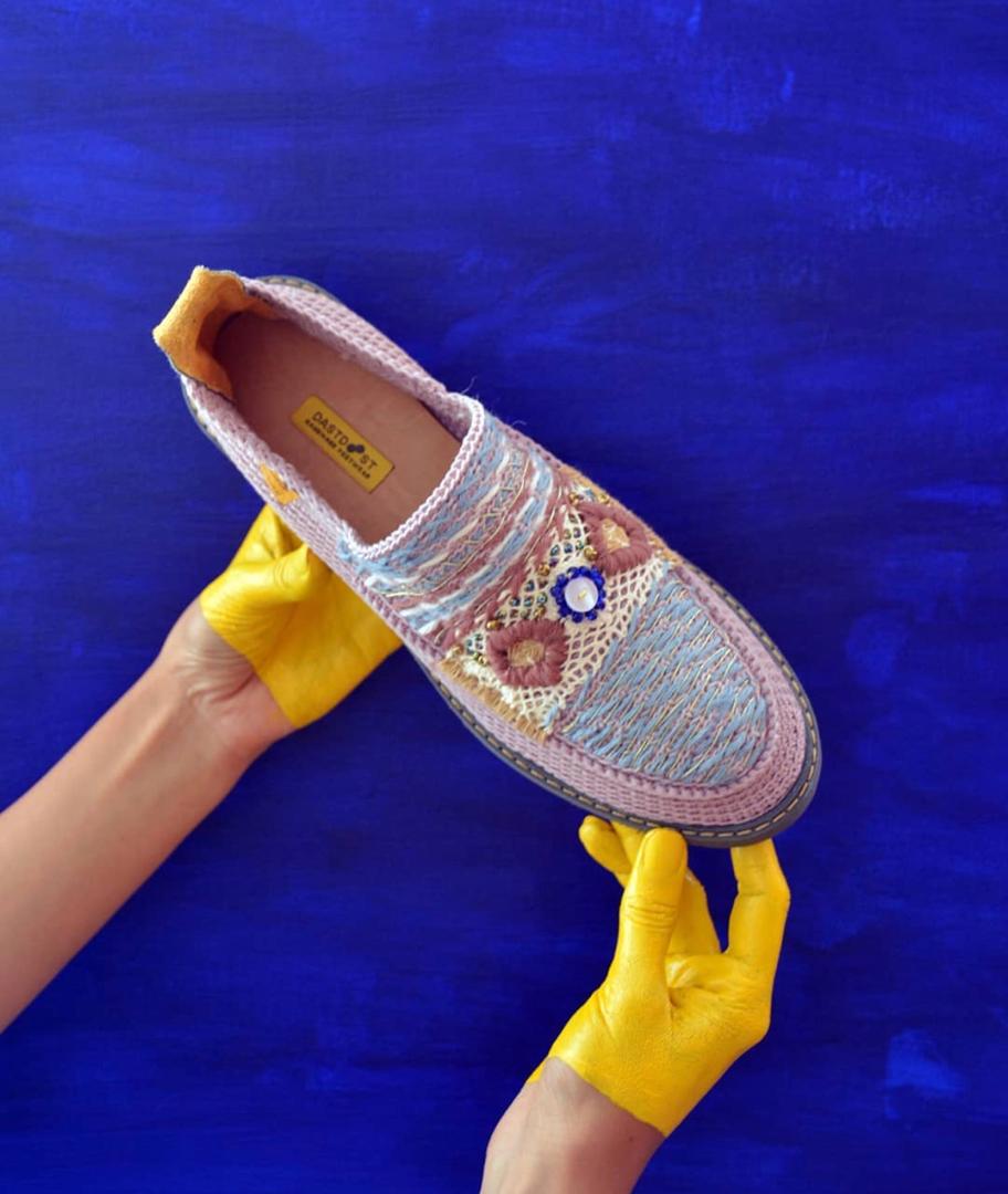 Handmade women shoes, Giveh(Persian Footware) Sermeh